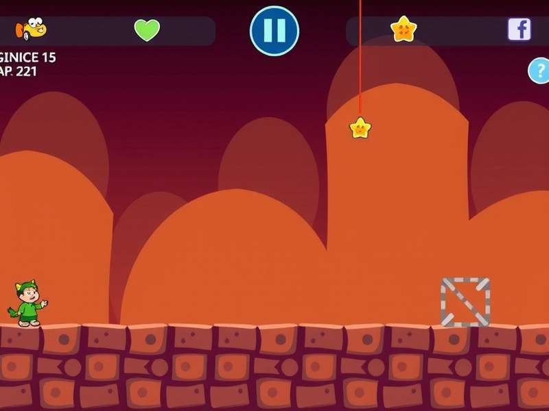 Ginger Jump Pro game screenshot showing ginger character jumping over obstacles